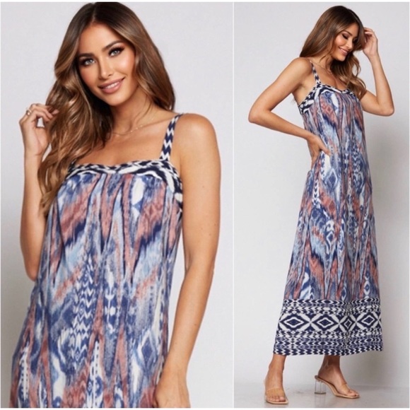 Blossom Boutique Dresses & Skirts - 1 LEFT! Aztec Trending BEST SELLING Women’s Summer Tribal Maxi Summer Dress